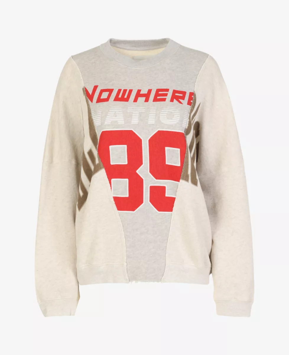 Bellerose Trui - Lichtgrijs 1 Bellerose Bellerose Trui - Lichtgrijs