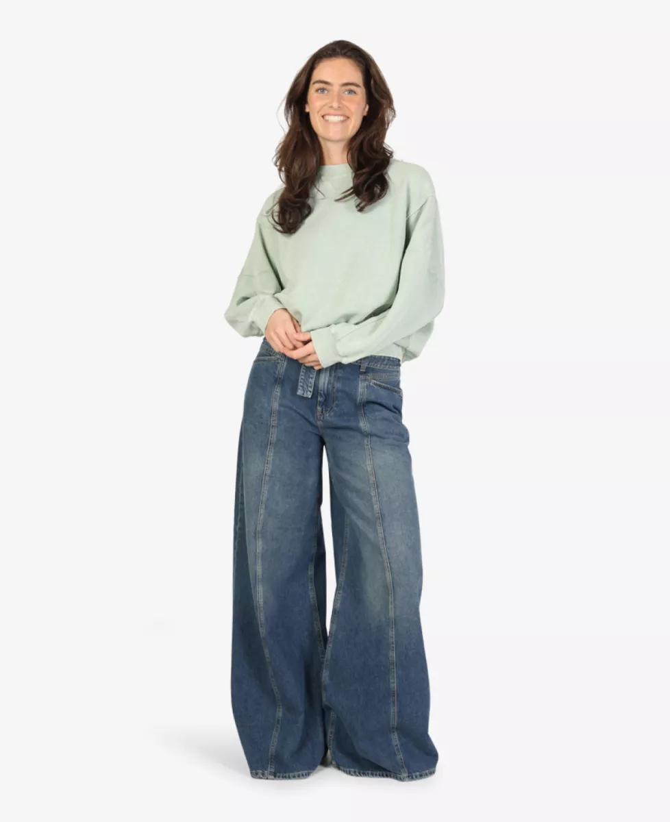 Bellerose Trui - Lichtgroen 2 Bellerose Bellerose Trui - Lichtgroen