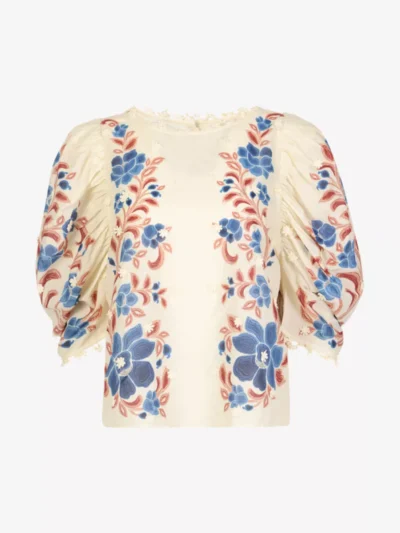 Farm Rio Farm Rio Blouse - Zand