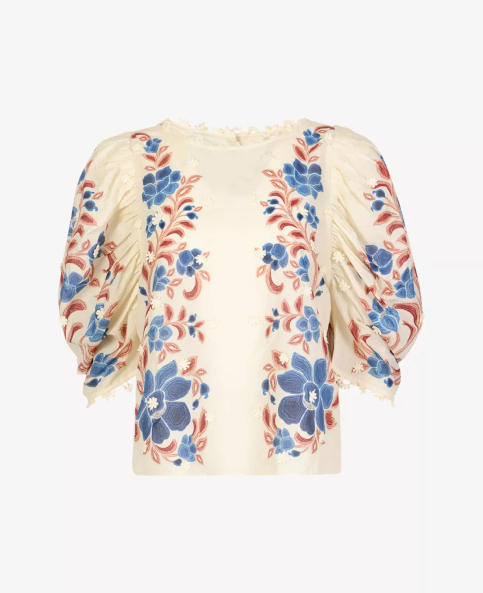 Farm Rio Blouse - Zand 1 Farm Rio Farm Rio Blouse - Zand