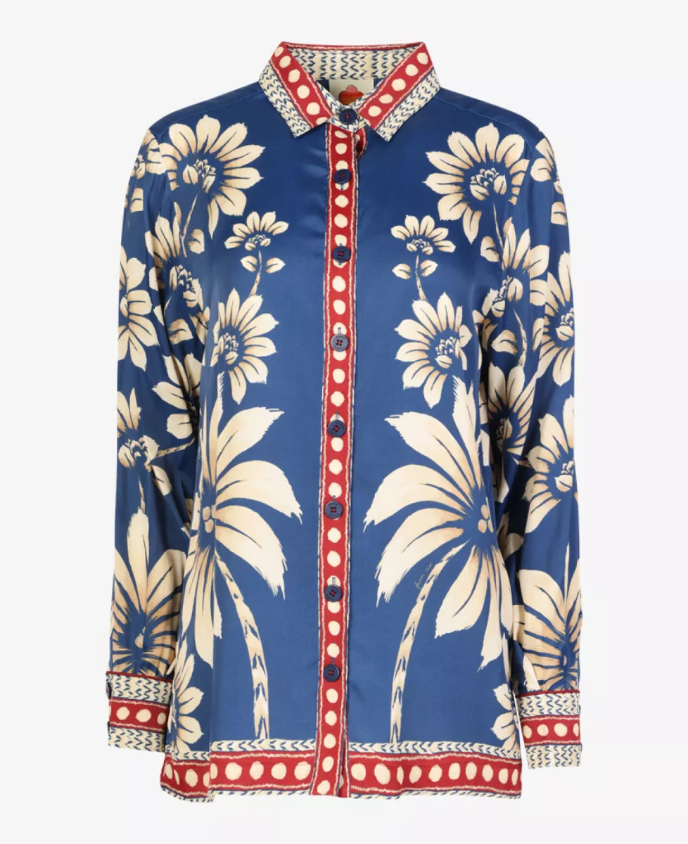 Farm Rio Blouse - Blauw 1 Farm Rio Farm Rio Blouse - Blauw