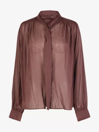 Forte Forte Forte Forte Blouse - Donkerbruin