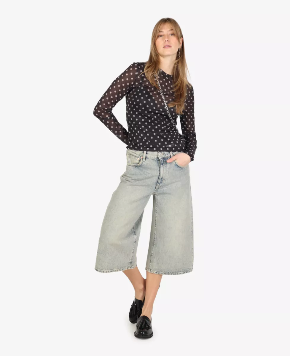 Ganni Top lm - Zwart 2 Ganni Ganni Top lm - Zwart