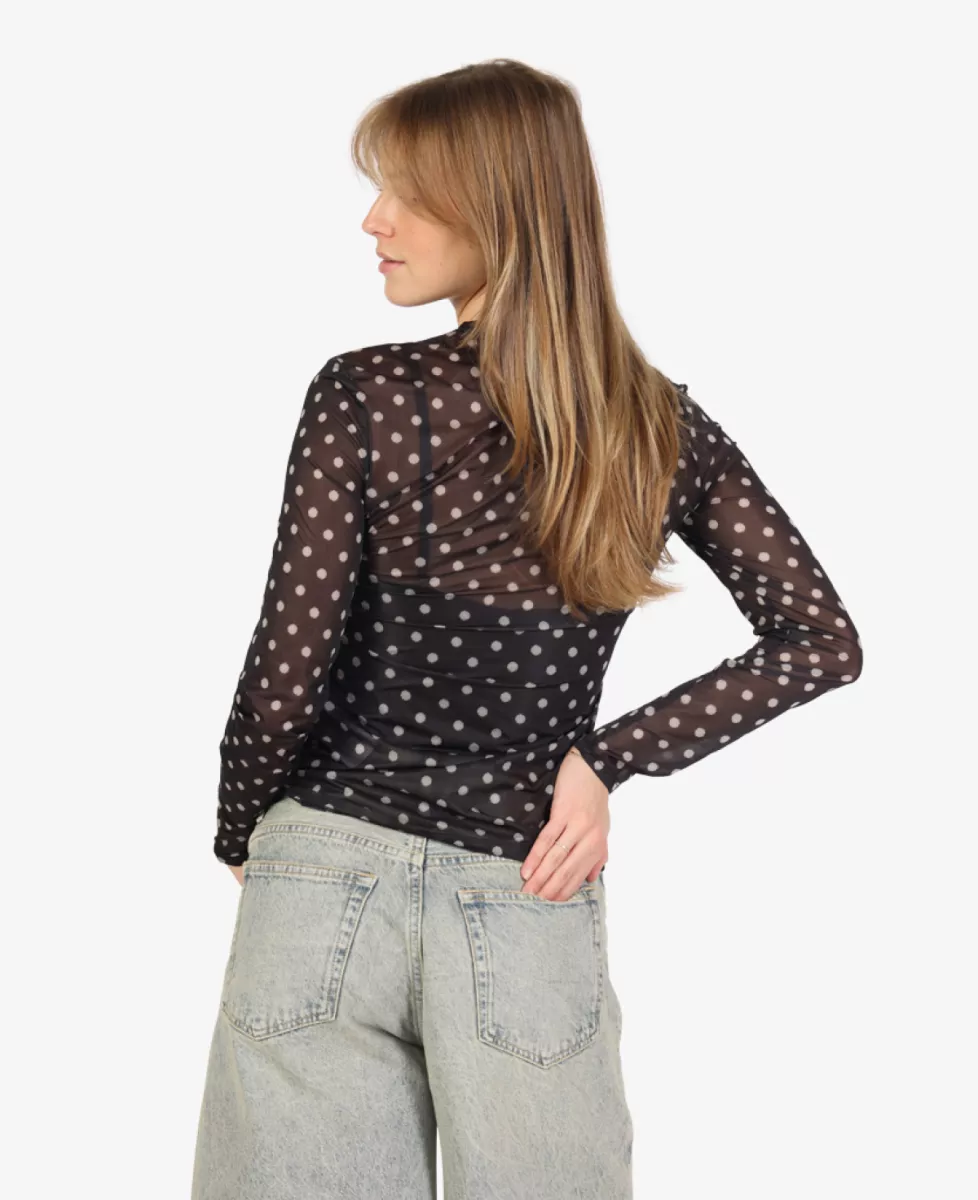 Ganni Top lm - Zwart 5 Ganni Ganni Top lm - Zwart