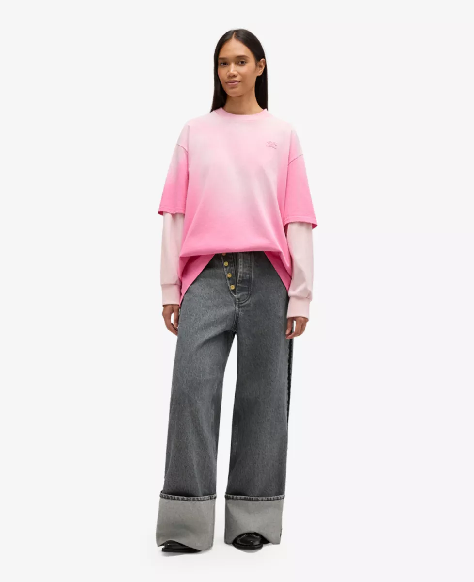 Ganni Tshirt lm - Rose 2 Ganni Ganni Tshirt lm - Rose