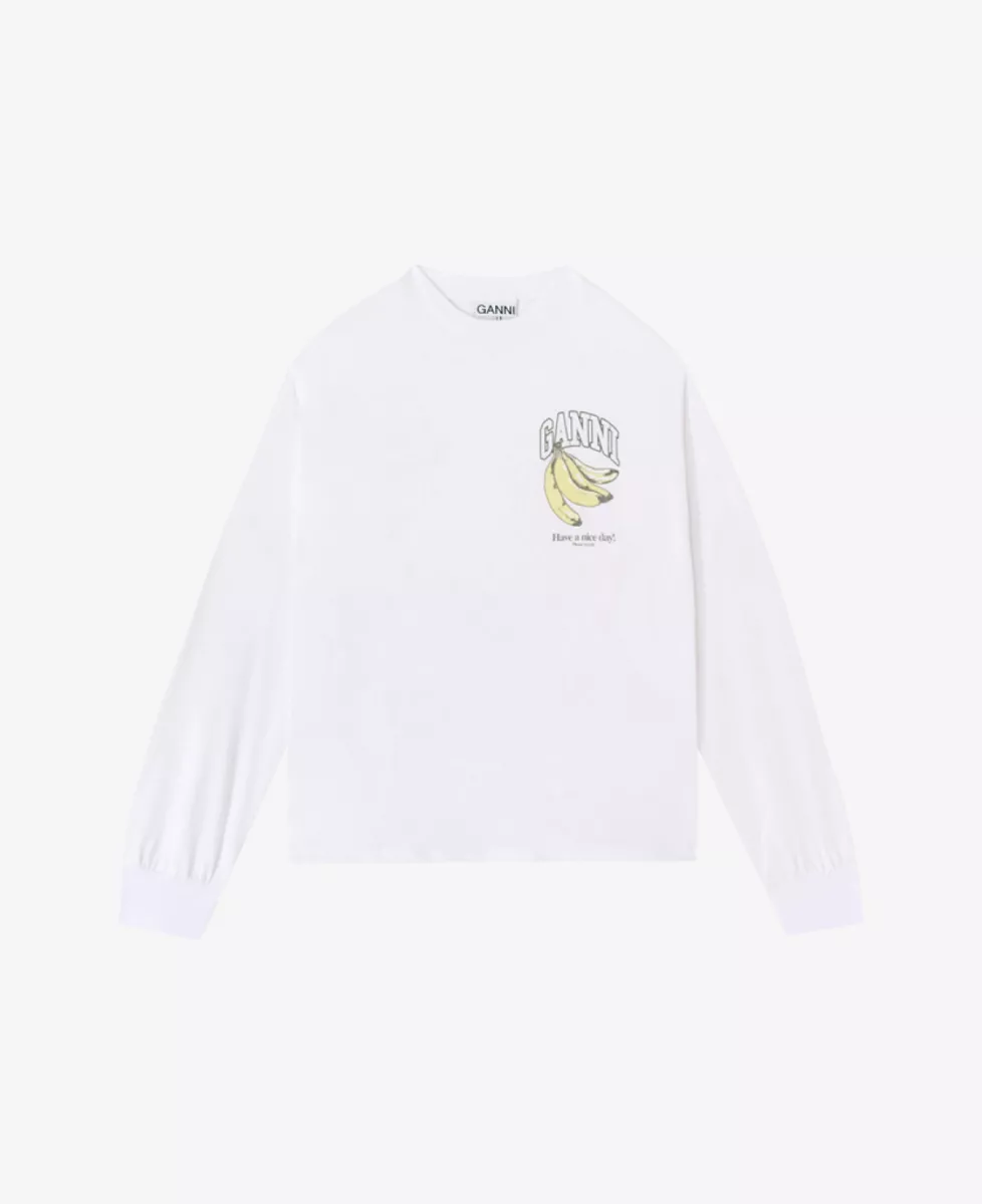 Ganni Tshirt lm - Wit 1 Ganni Ganni Tshirt lm - Wit