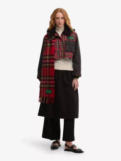 Ganni Ganni Sjaal - Rood