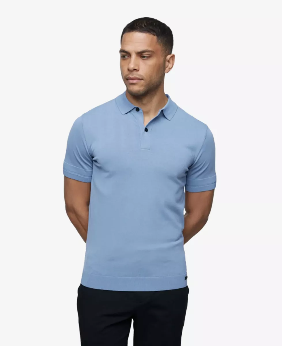 Genti polo & tshirt K2046-1260 Blauw 2 Genti Genti polo & tshirt K2046-1260 Blauw
