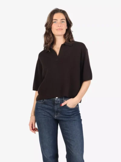 Lisa Yang Lisa Yang Trui - Donkerbruin