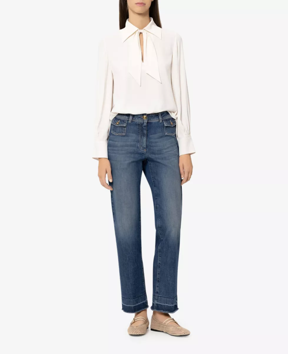 Luisa Cerano Blouse - Ecru 2 Luisa Cerano Luisa Cerano Blouse - Ecru