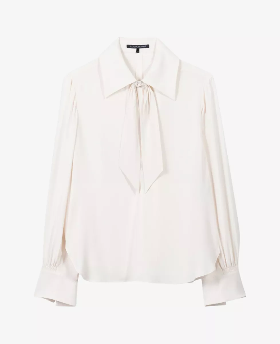 Luisa Cerano Blouse - Ecru 1 Luisa Cerano Luisa Cerano Blouse - Ecru