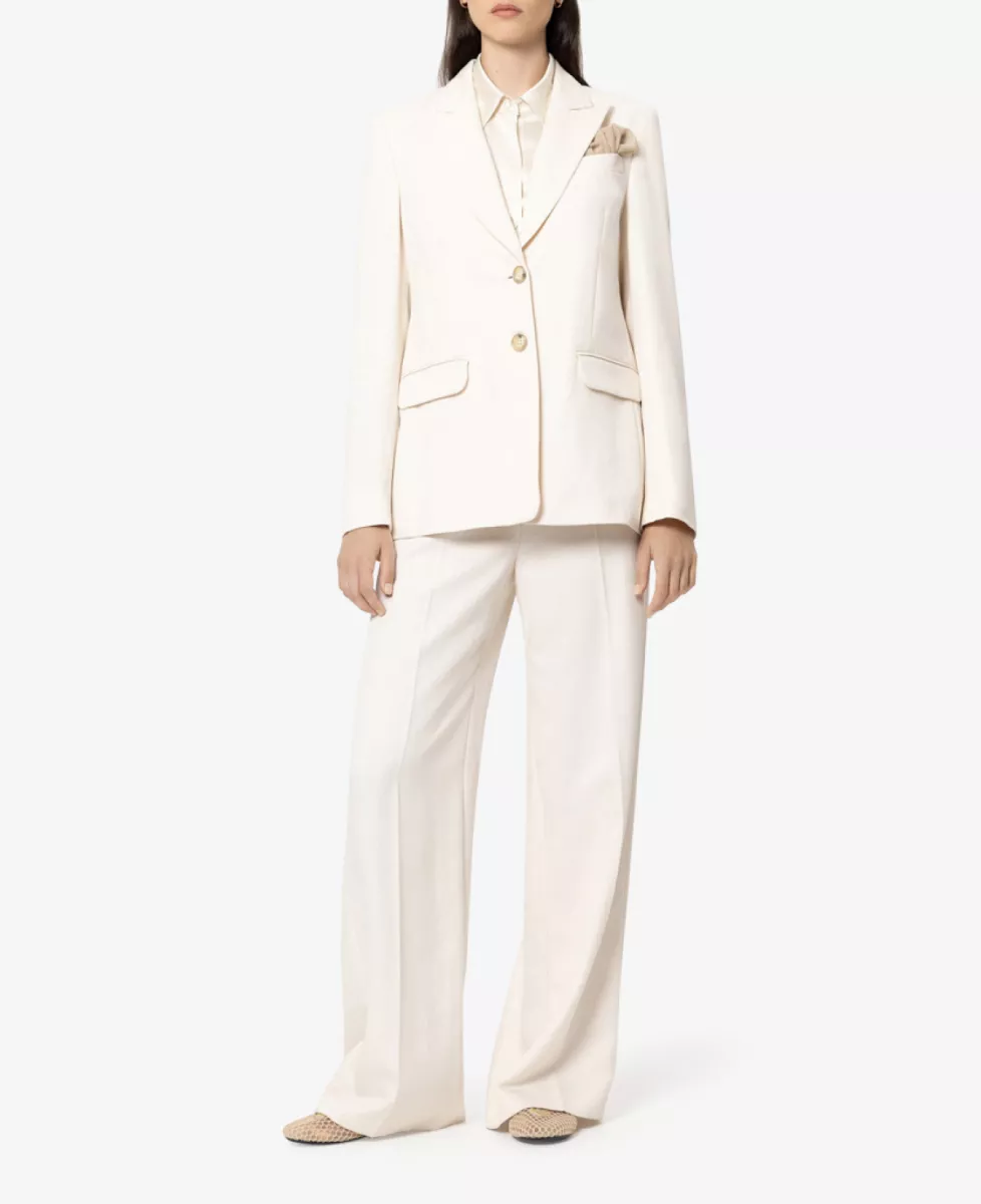 Luisa Cerano Blazer - Ecru 2 Luisa Cerano Luisa Cerano Blazer - Ecru