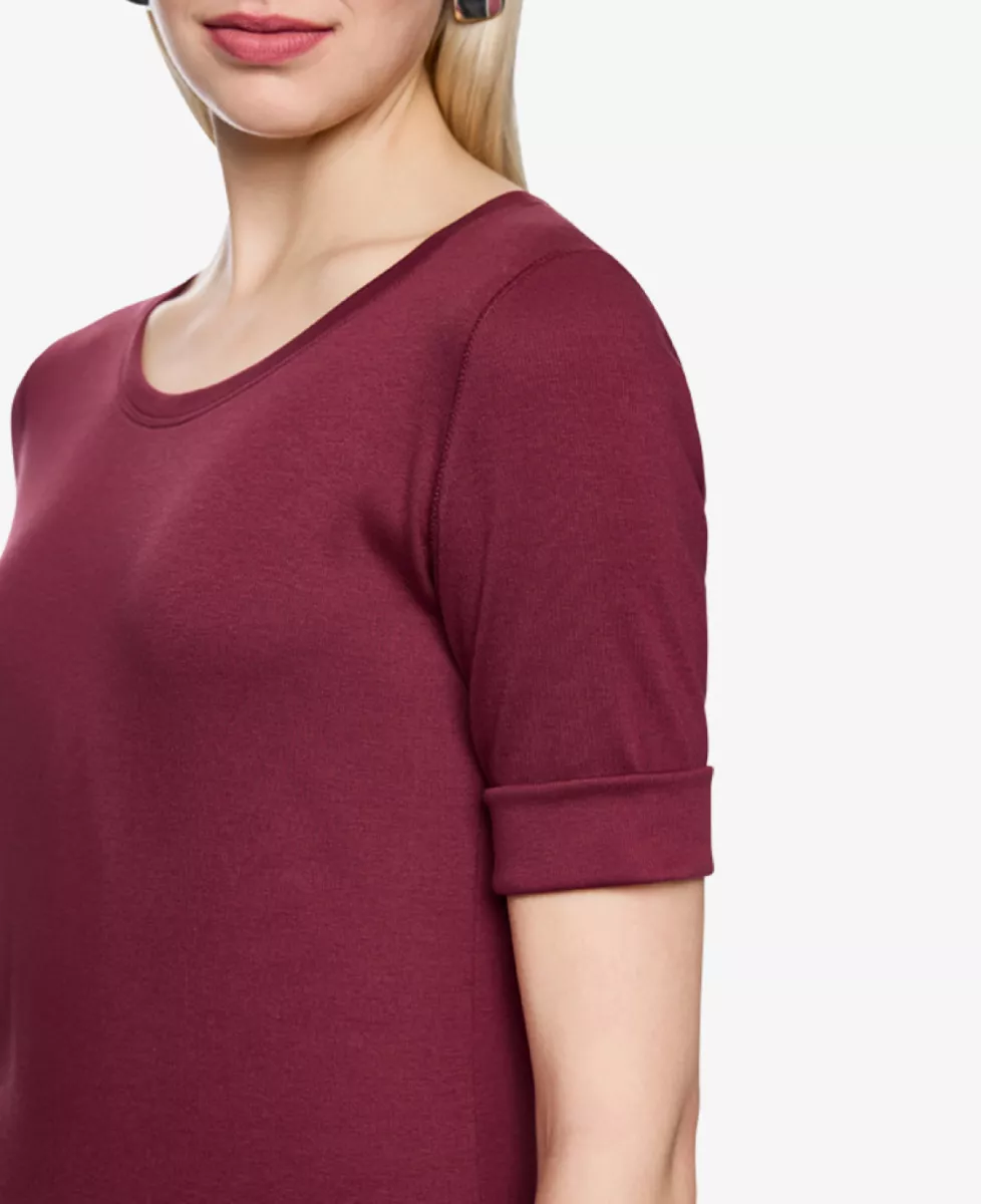 Marc Cain Sports T-shirt - Bordeaux 4 Marc Cain Sports Marc Cain Sports T-shirt - Bordeaux
