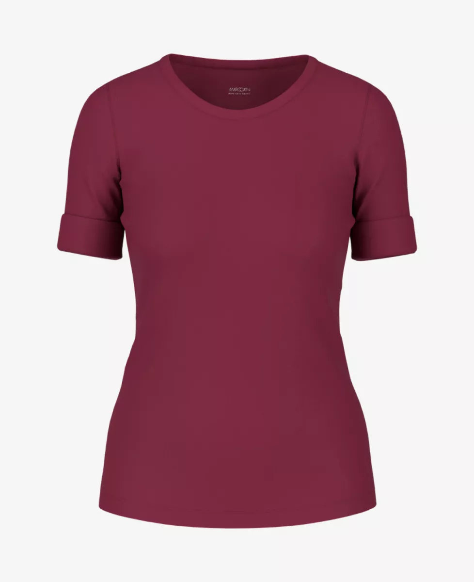 Marc Cain Sports T-shirt - Bordeaux 1 Marc Cain Sports Marc Cain Sports T-shirt - Bordeaux
