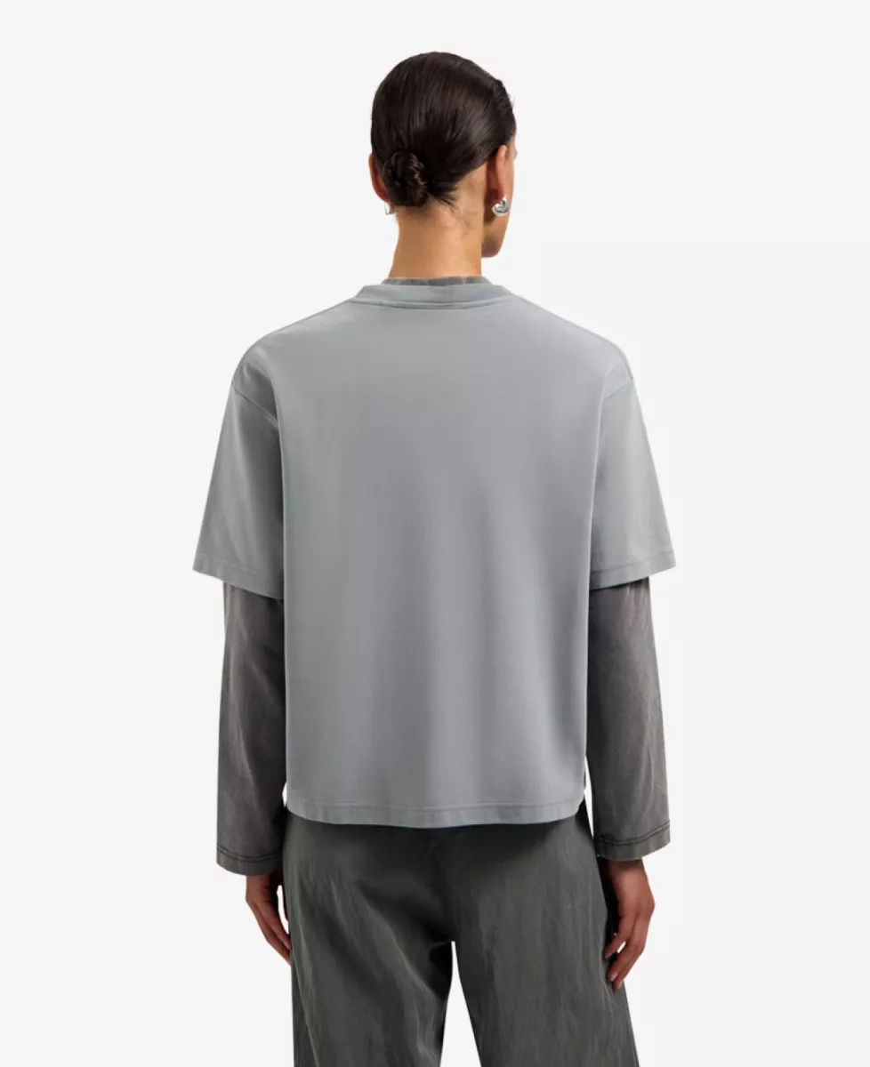 Olaf Tshirt km - Antraciet 3 Olaf Olaf Tshirt km - Antraciet