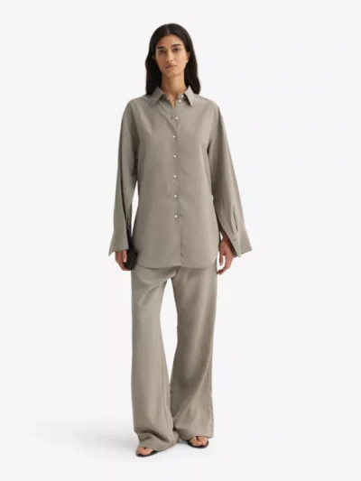 Róhe Róhe Blouse - Lichtgrijs