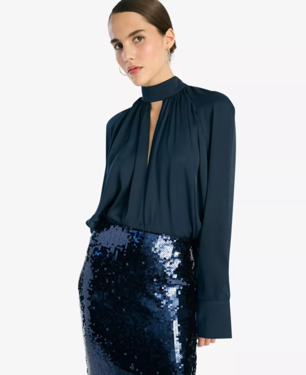 Rotate Blouse - Donkerblauw 3 Rotate Rotate Blouse - Donkerblauw