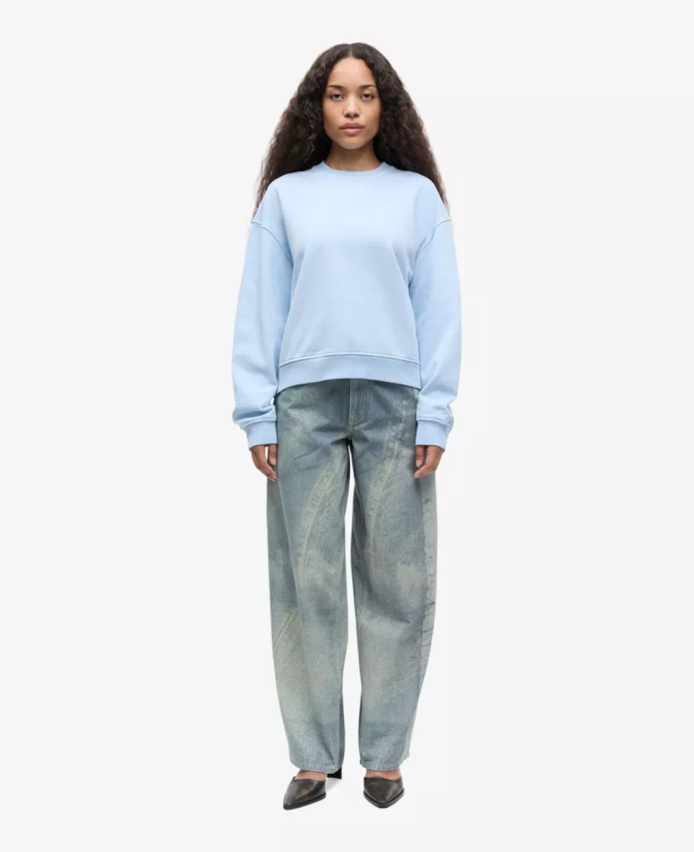 Samsoe Samsoe Sweater - Lichtblauw 2 Samsoe Samsoe Samsoe Samsoe Sweater - Lichtblauw