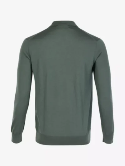 Seven Dials Seven Dials Pullover polo kraag - Middelgroen