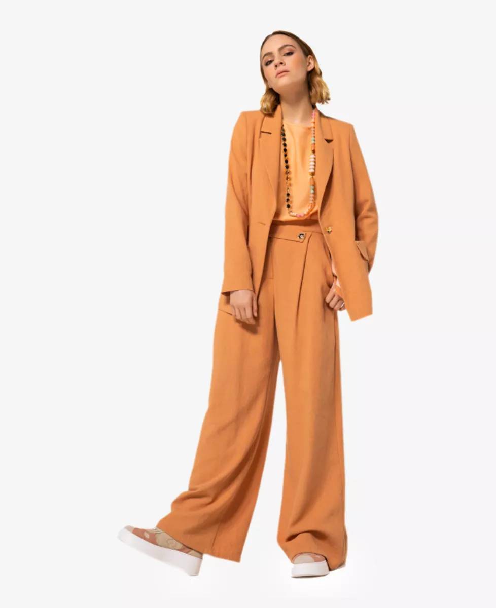 Caroline Biss Blouse - Oranje 2 Caroline Biss Caroline Biss Blouse - Oranje
