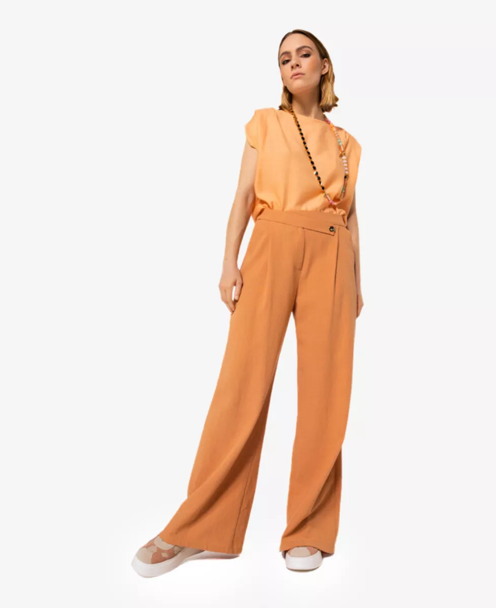 Caroline Biss Blouse - Oranje 4 Caroline Biss Caroline Biss Blouse - Oranje