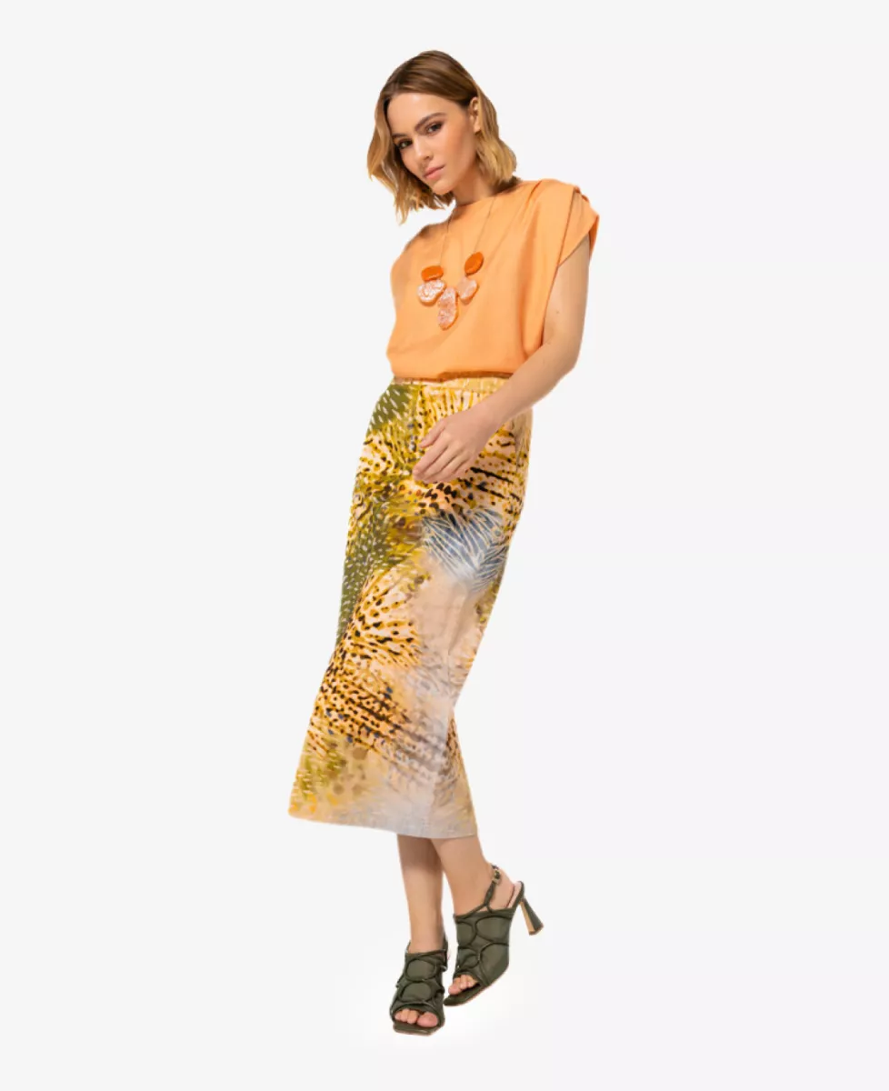 Caroline Biss Blouse - Oranje 5 Caroline Biss Caroline Biss Blouse - Oranje
