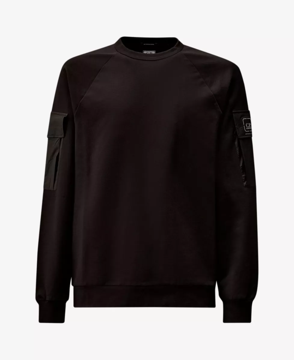 C.P. Company Sweat ronde hals - Zwart 1 C.P. Company C.P. Company Sweat ronde hals - Zwart
