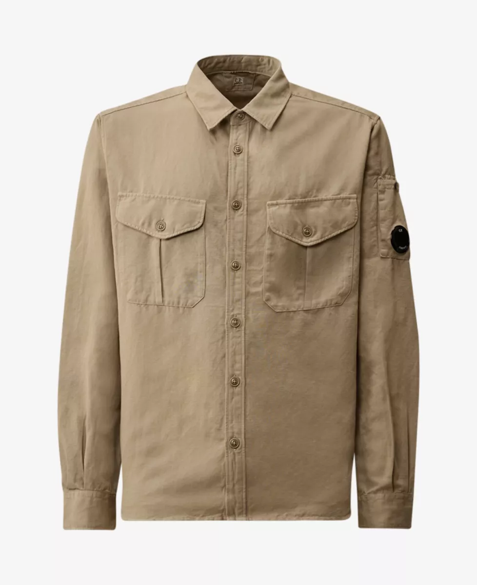 C.P. Company Overshirt - Lichtgrijs 1 C.P. Company C.P. Company Overshirt - Lichtgrijs