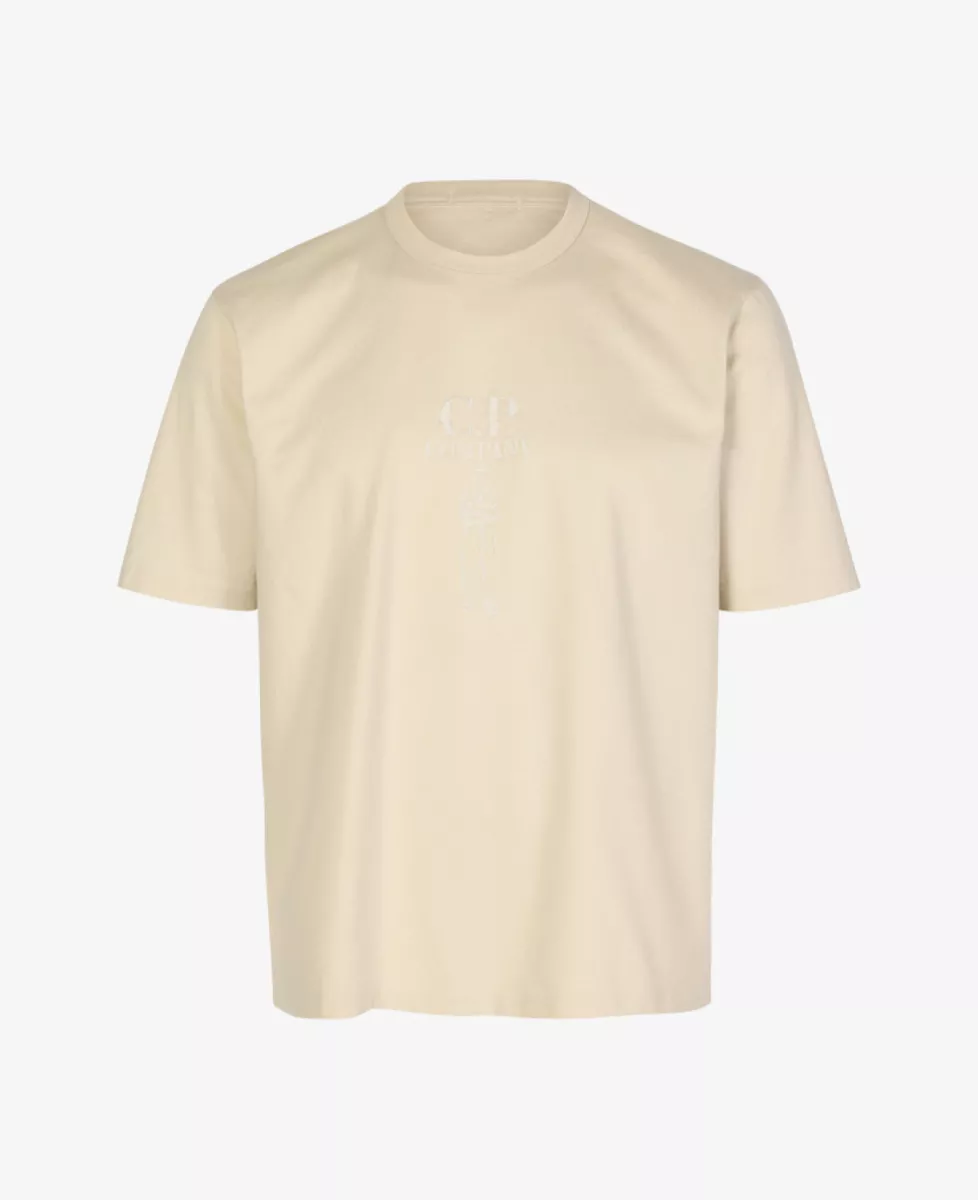 C.P. Company T-shirt - Ecru 1 C.P. Company C.P. Company T-shirt - Ecru