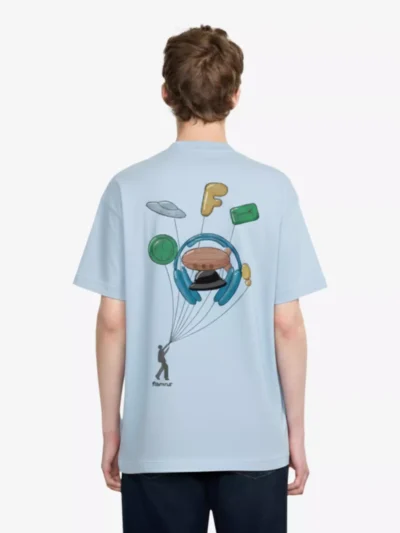 Flâneur Flâneur T-shirt - Lichtblauw