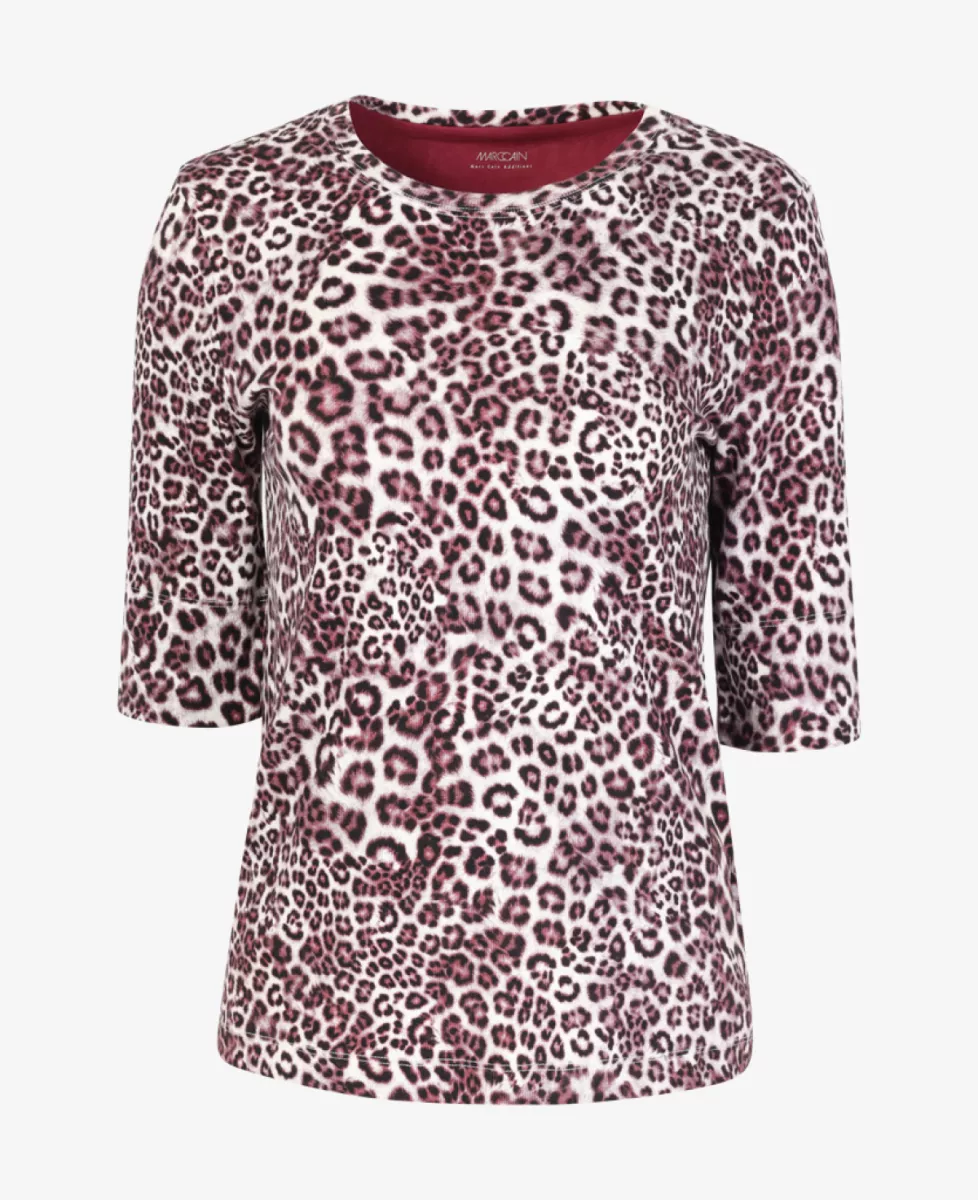 Marc Cain Remix+R T-shirt - Bordeaux 3 Marc Cain Remix+R Marc Cain Remix+R T-shirt - Bordeaux