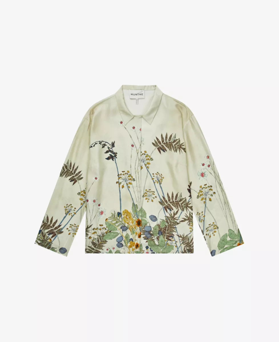 Munthe Blouse - Lichtgroen 1 Munthe Munthe Blouse - Lichtgroen