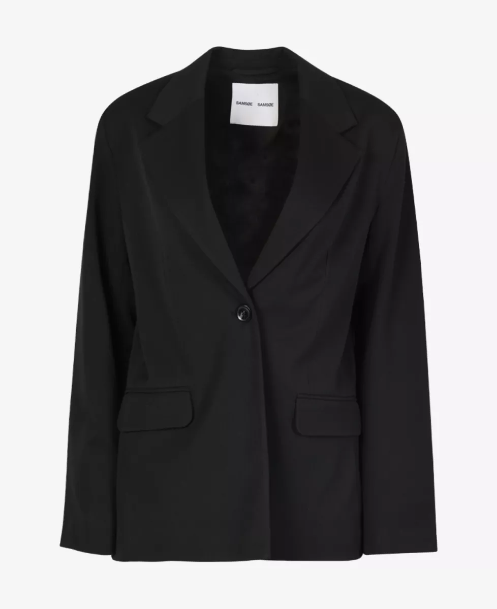 Samsoe Samsoe Blazer - Zwart 3 Samsoe Samsoe Samsoe Samsoe Blazer - Zwart