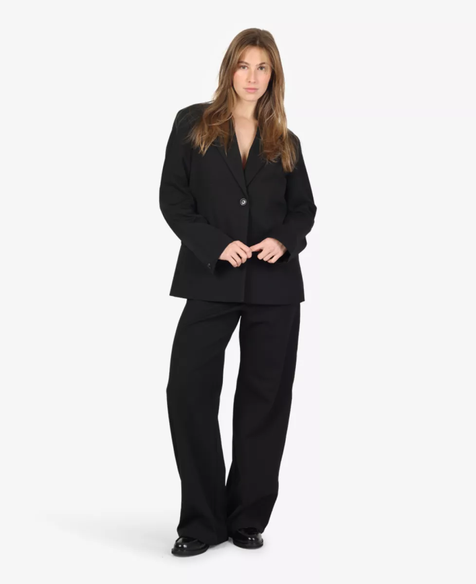 Samsoe Samsoe Blazer - Zwart 1 Samsoe Samsoe Samsoe Samsoe Blazer - Zwart