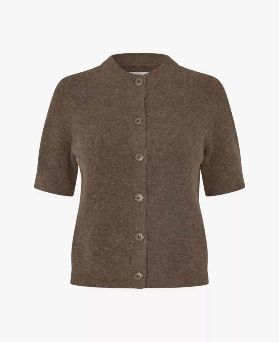 Samsoe Samsoe Vest - Donkerbruin 1 Samsoe Samsoe Samsoe Samsoe Vest - Donkerbruin