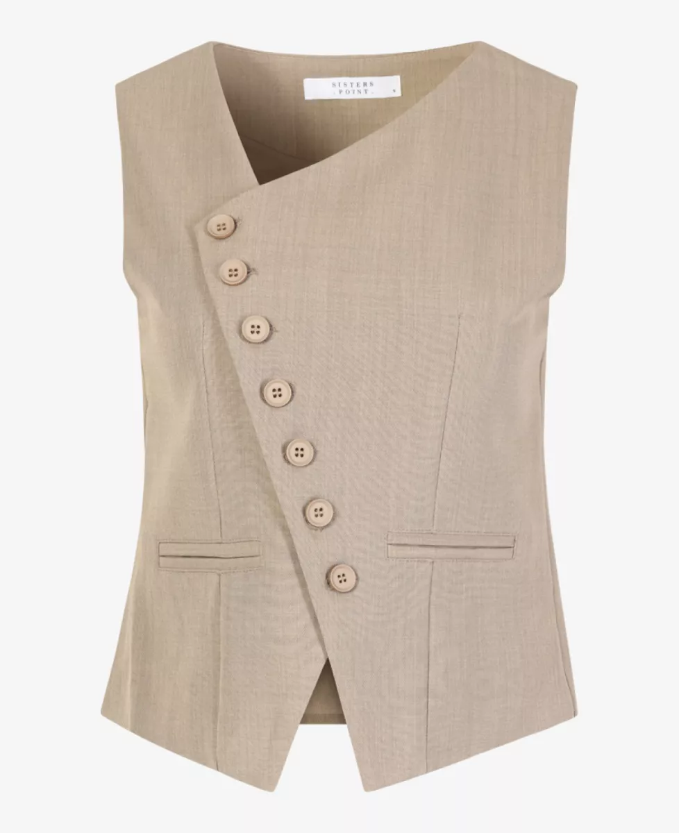 Sisters Point Gilet - Zand 1 Sisters Point Sisters Point Gilet - Zand