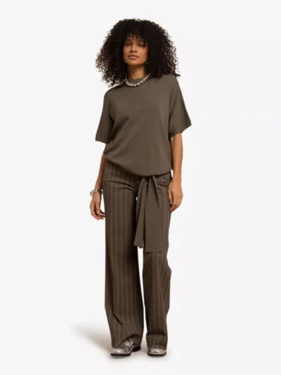 Studio Anneloes Studio Anneloes Shirt km - Donkergroen