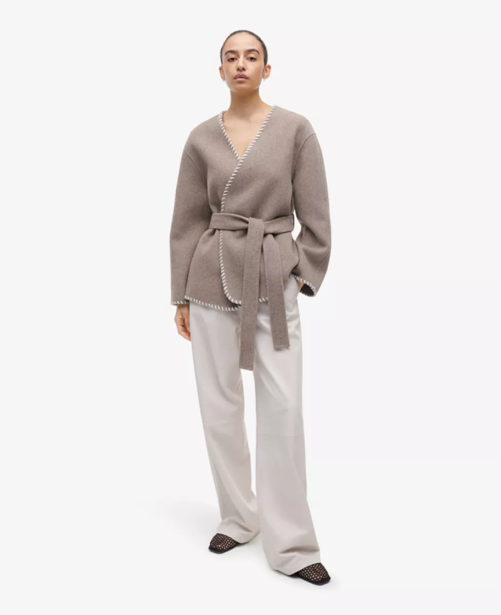 Studio AR Kimono - Taupe 2 Studio AR Studio AR Kimono - Taupe