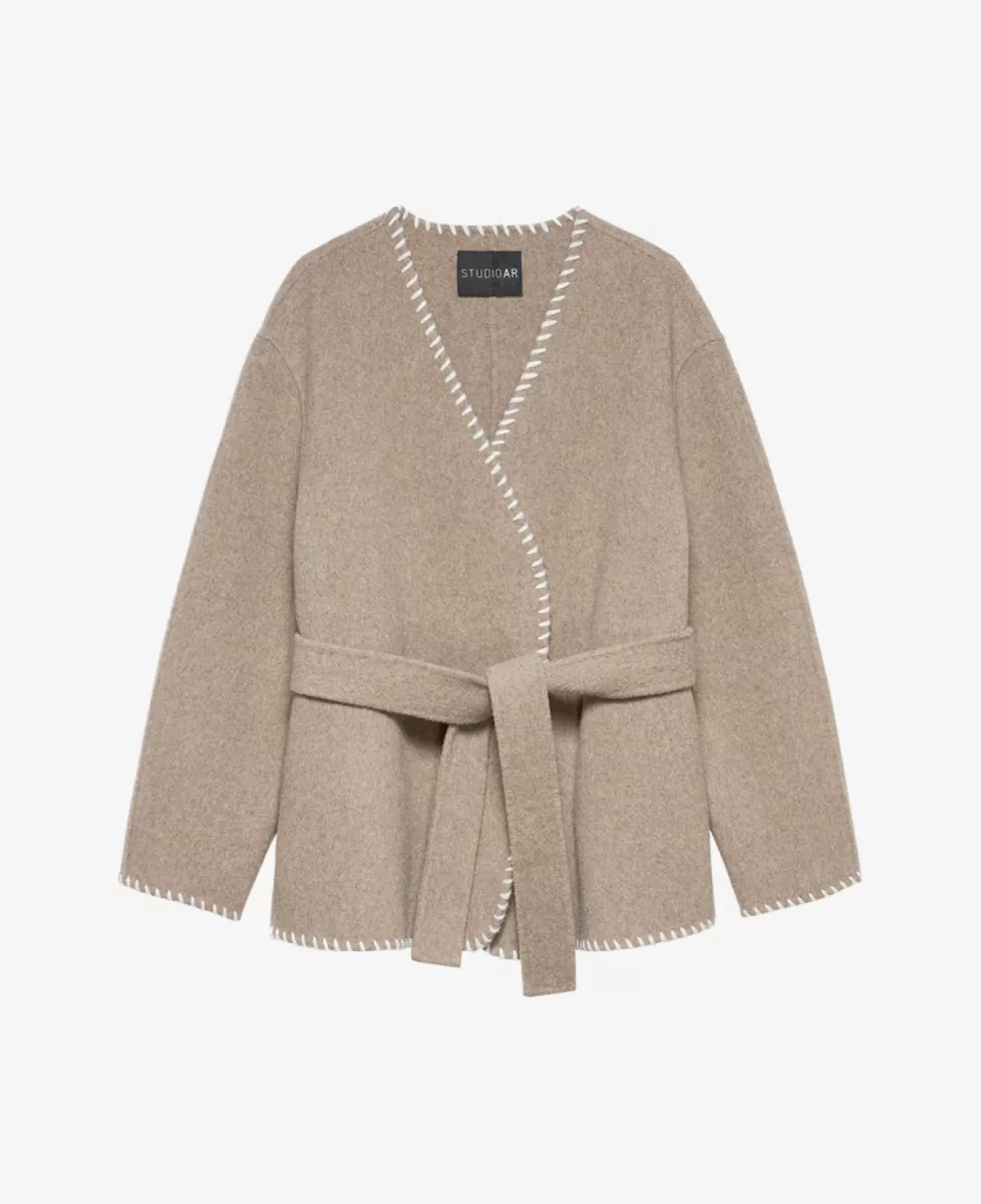 Studio AR Kimono - Taupe 1 Studio AR Studio AR Kimono - Taupe
