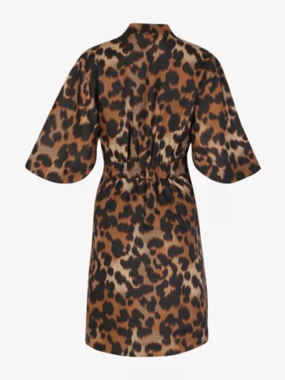 With Black With Black Jurk - Bruin
