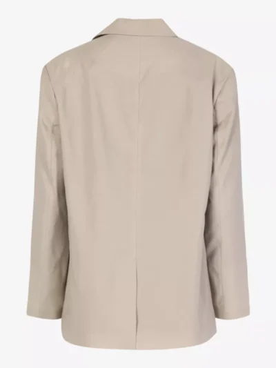 With Black With Black Blazer - Zand