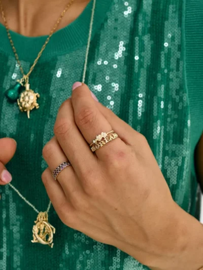 Anna + Nina Anna + Nina Ring - Gold Plated