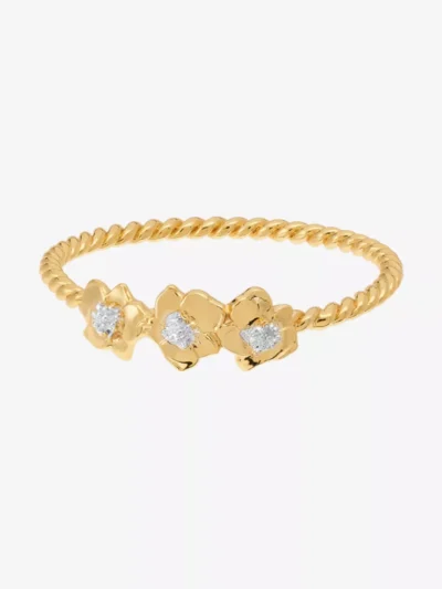 Anna + Nina Anna + Nina Ring - Gold Plated