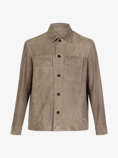 Arma Arma Overshirt Suede - Bruin
