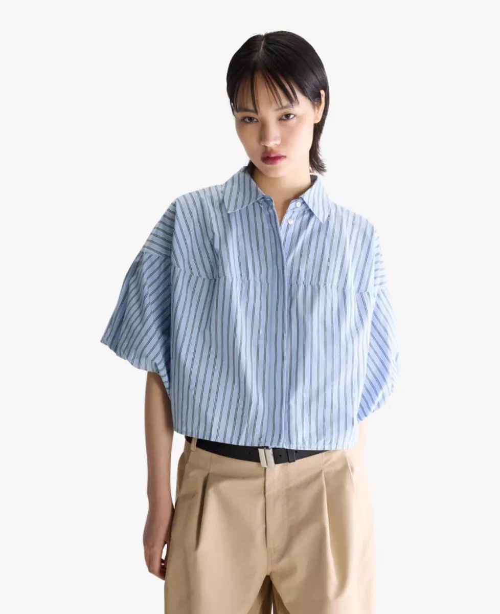 Bellerose Blouse - Lichtblauw 3 Bellerose Bellerose Blouse - Lichtblauw