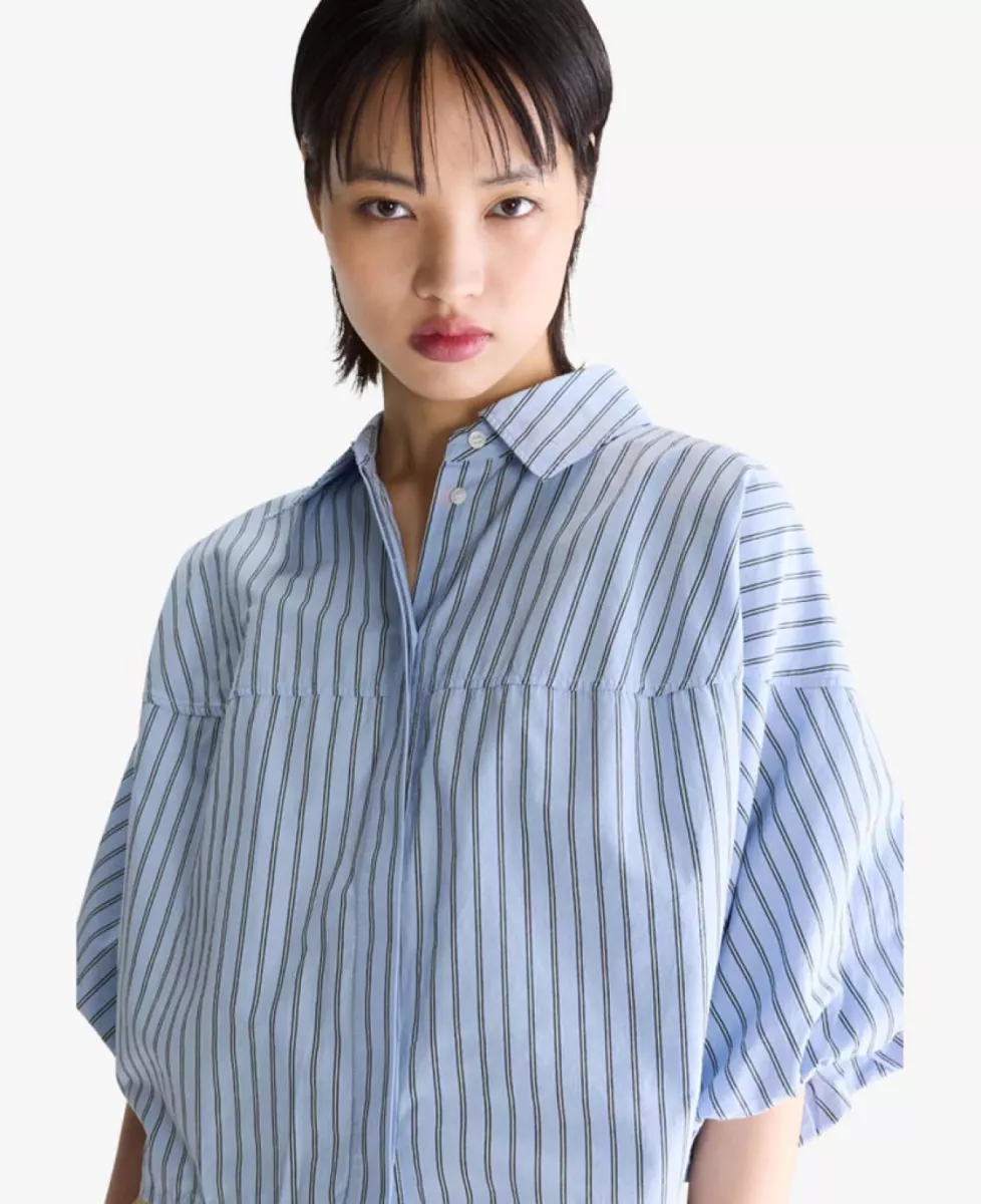 Bellerose Blouse - Lichtblauw 4 Bellerose Bellerose Blouse - Lichtblauw