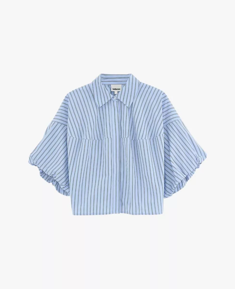 Bellerose Blouse - Lichtblauw 1 Bellerose Bellerose Blouse - Lichtblauw