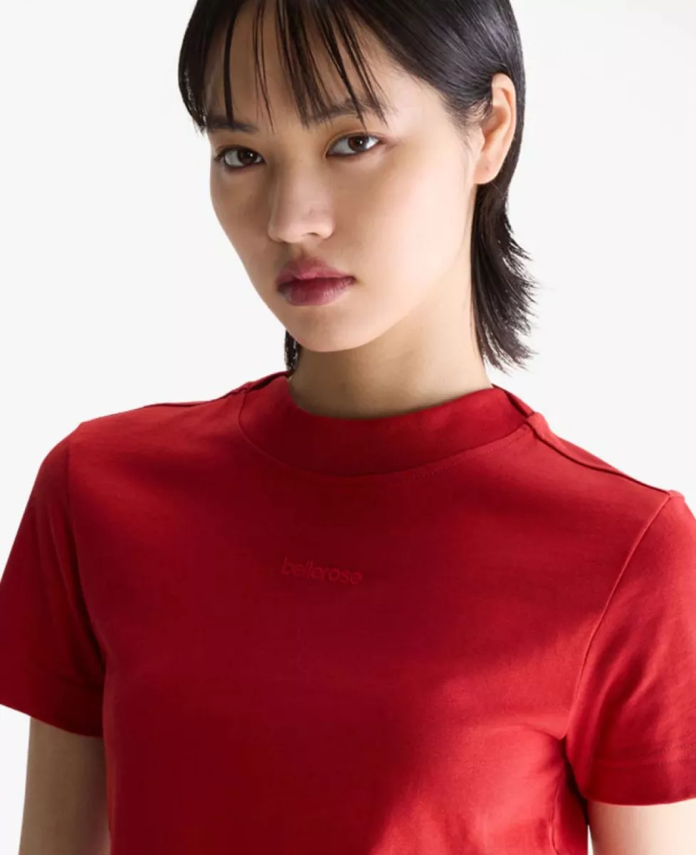 Bellerose Tshirt km - Rood 5 Bellerose Bellerose Tshirt km - Rood