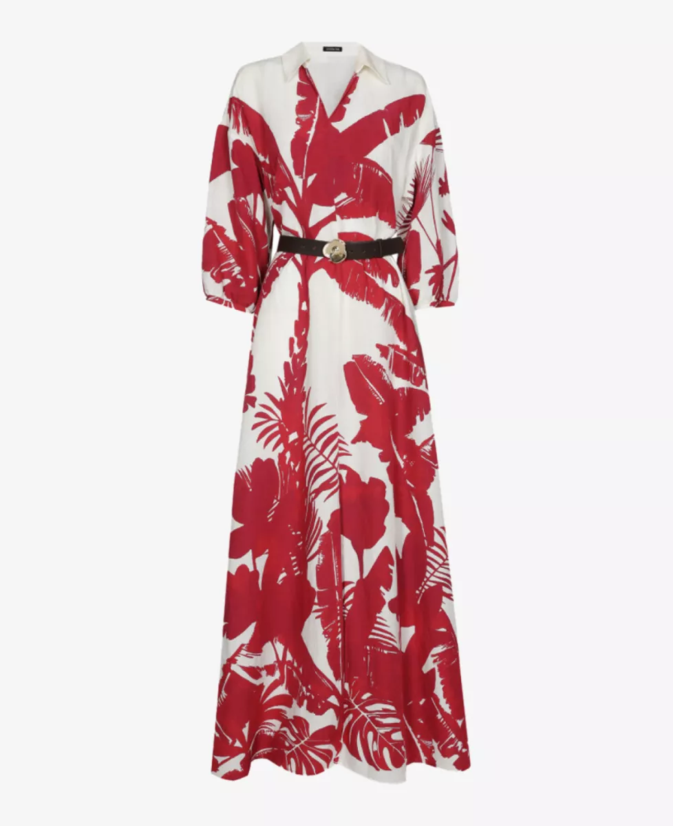 Caroline Biss Jurk - Rood 1 Caroline Biss Caroline Biss Jurk - Rood