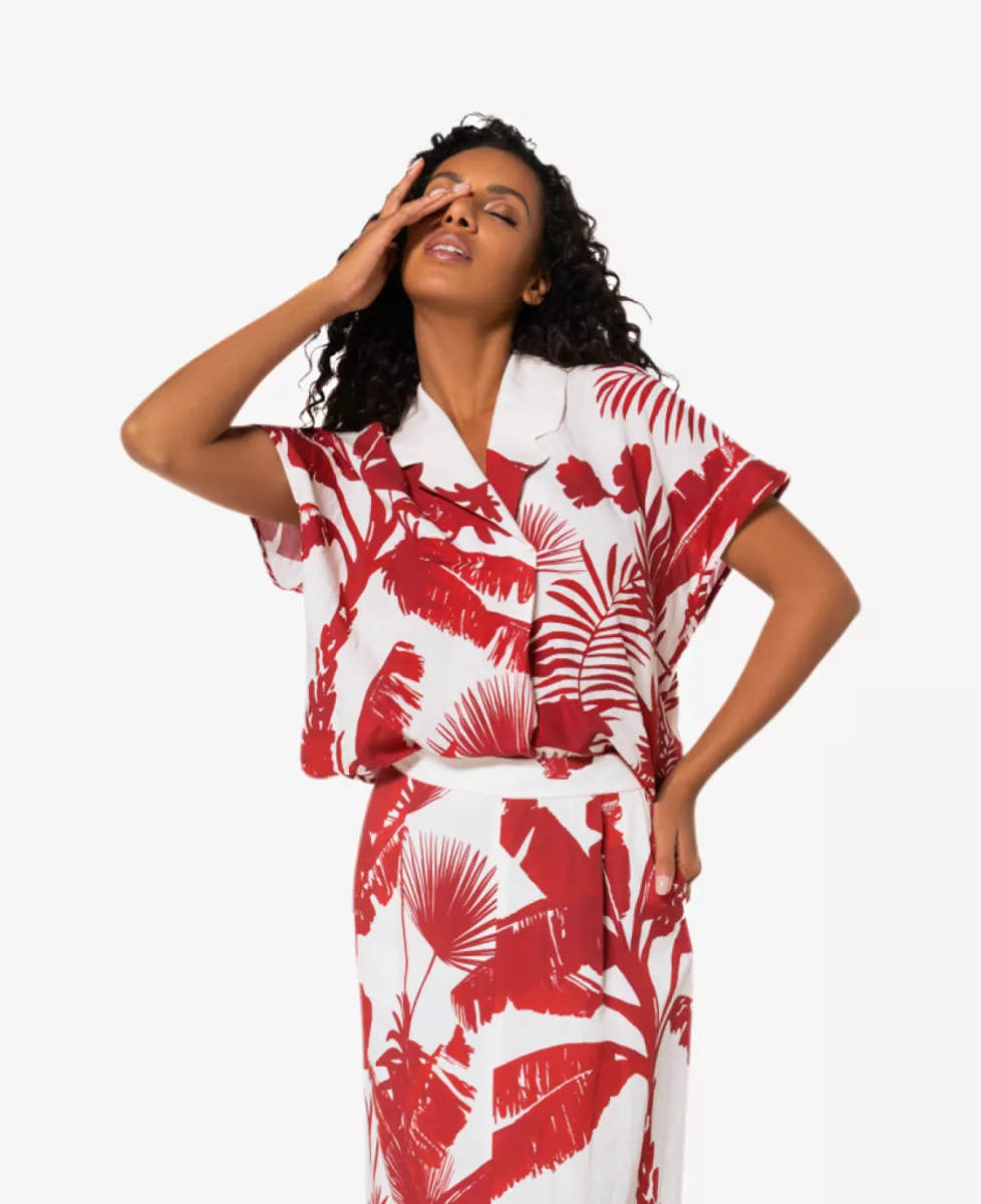 Caroline Biss Blouse - Rood 3 Caroline Biss Caroline Biss Blouse - Rood